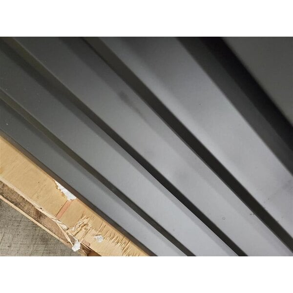 Scratch and Dent Avantco GDC-49-HC 53" Black Customizable Swing Glass Door Merchandiser Refrigerator with LED Lighting