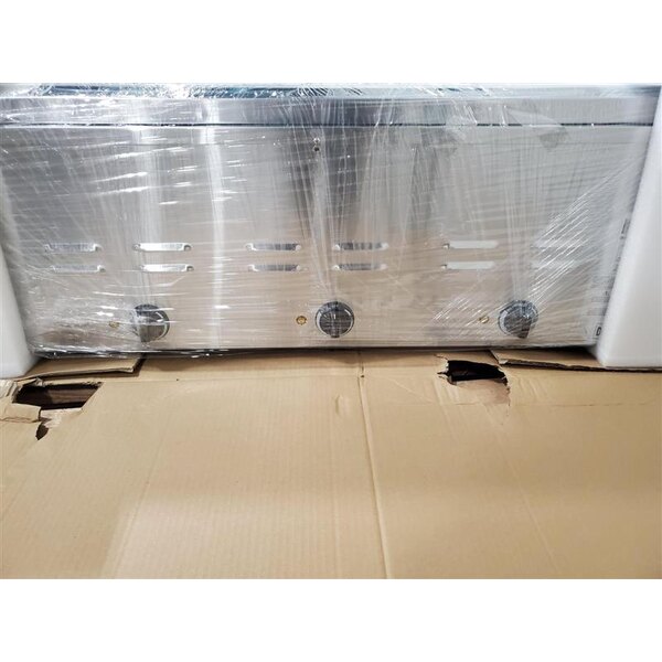 Scratch and Dent Avantco STE-3S Three Pan Open Well Electric Steam Table with Undershelf - 120V, 1500W