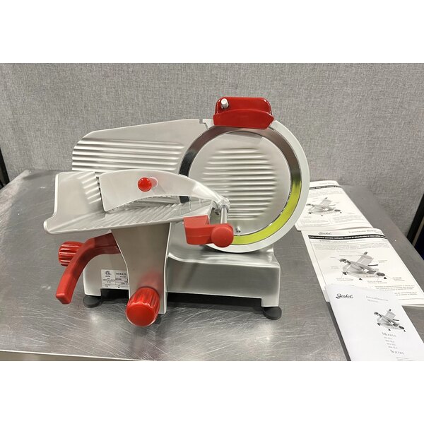 Scratch and Dent Berkel B10-SLC 10" Light-Duty Gravity Feed Manual Meat Slicer - 1/4 hp