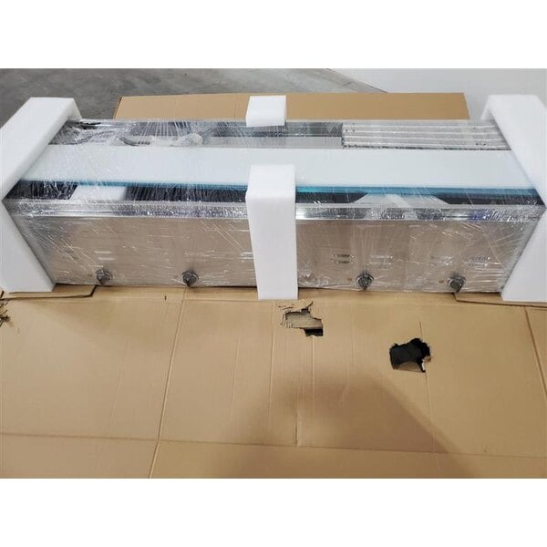 Scratch and Dent Avantco STE-5S Five Pan Open Well Electric Steam Table with Undershelf - 208/240V, 3750W