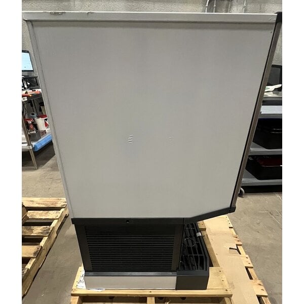 Scratch and Dent Scotsman HID540ABX-1A Meridian® Air-Cooled Countertop Nugget Ice Machine and Water Dispenser with Push Button Dispensing - 40 lb. Bin Capacity