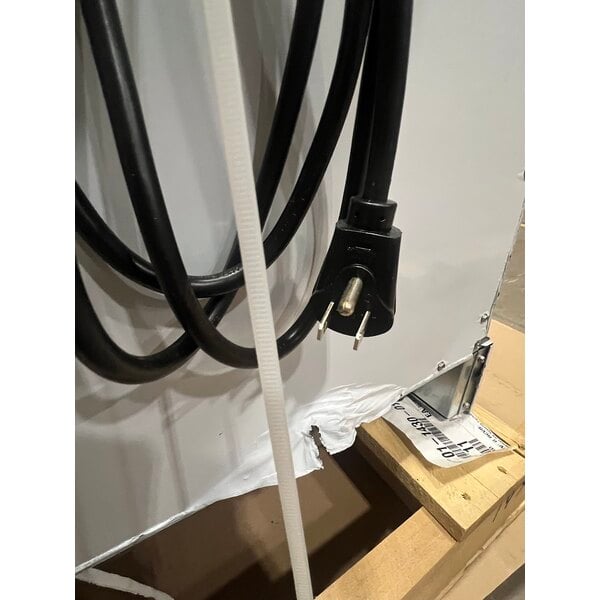 Scratch and Dent Scotsman HID540ABX-1A Meridian® Air-Cooled Countertop Nugget Ice Machine and Water Dispenser with Push Button Dispensing - 40 lb. Bin Capacity