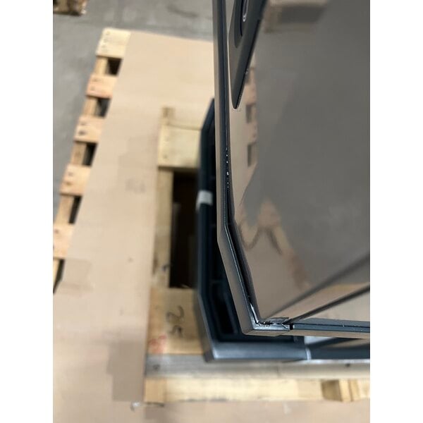 Scratch and Dent Scotsman HID540ABX-1A Meridian® Air-Cooled Countertop Nugget Ice Machine and Water Dispenser with Push Button Dispensing - 40 lb. Bin Capacity