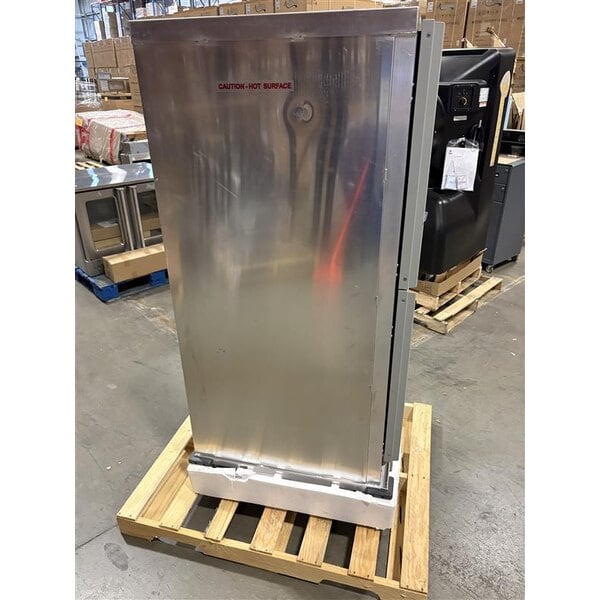 Scratch and Dent Avantco HTI-1836DC Full Size Insulated Heated Holding Cabinet with Clear Dutch Doors - 120V