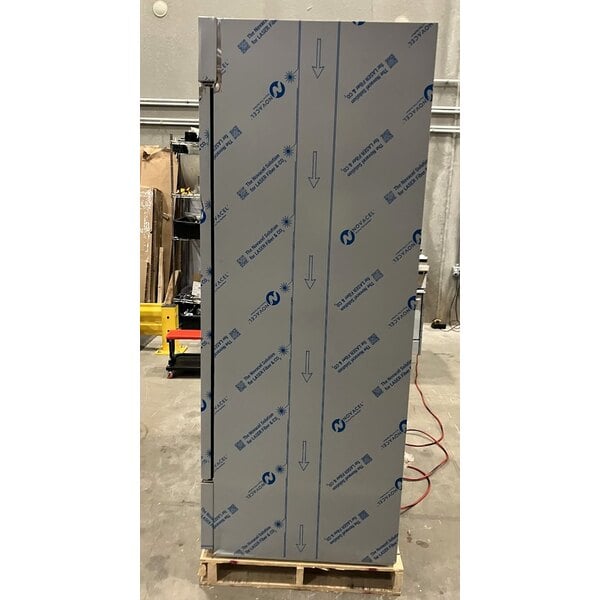 Scratch and Dent Avantco A Plus AP-49F 55 3/8" Stainless Steel Solid Door Reach-In Freezer