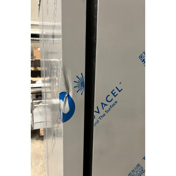 Scratch and Dent Avantco A Plus AP-49F 55 3/8" Stainless Steel Solid Door Reach-In Freezer