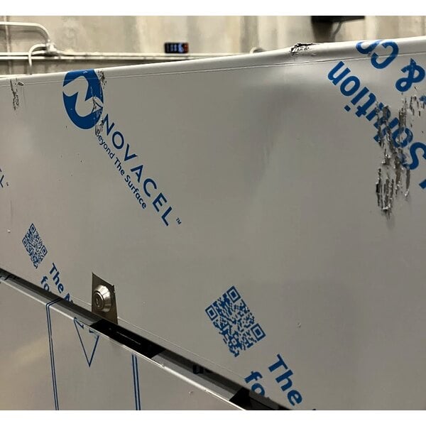 Scratch and Dent Avantco A Plus AP-49F 55 3/8" Stainless Steel Solid Door Reach-In Freezer