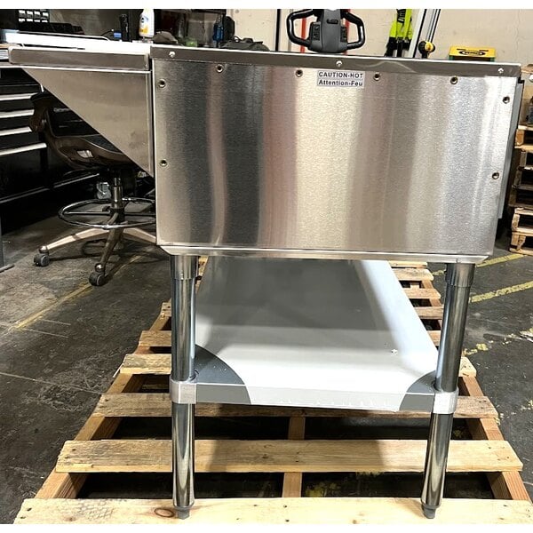 Scratch and Dent ServIt EST-5WS Five Pan Sealed Well Electric Steam Table with Adjustable Undershelf - 208/240V, 3750W