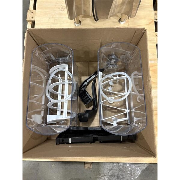 Scratch and Dent Bunn 58000.0015 Ultra NX Black and Stainless Steel Double 3 Gallon Slushy Machine - 120V