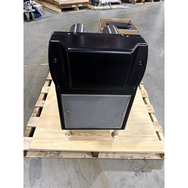 Scratch and Dent Bunn 58000.0015 Ultra NX Black and Stainless Steel Double 3 Gallon Slushy Machine - 120V