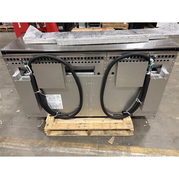 Scratch and Dent Cooking Performance Group ER60-240-1 60" 10-Burner Electric Range with 2 Standard Ovens - 240V, 1 Phase