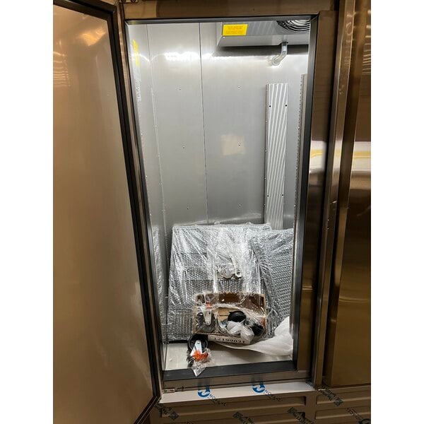 Scratch and Dent Avantco A Plus AP-49R 55 3/8" Stainless Steel Solid Door Reach-In Refrigerator