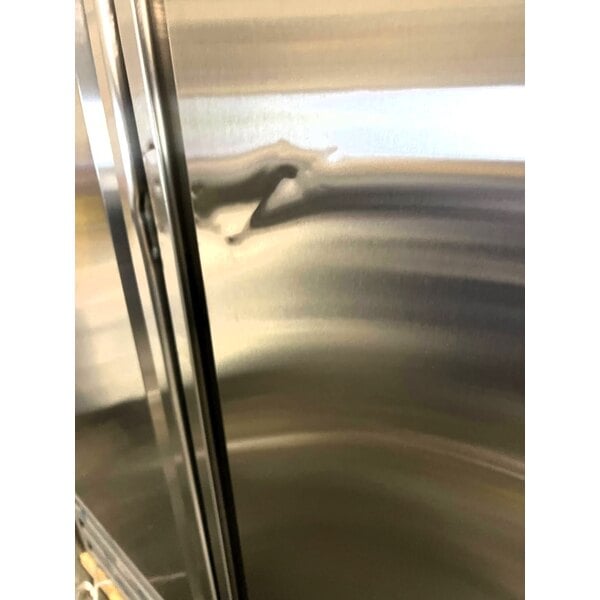 Scratch and Dent Avantco A Plus AP-49R 55 3/8" Stainless Steel Solid Door Reach-In Refrigerator