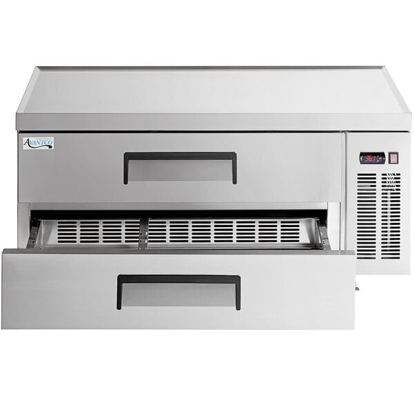 Scratch and Dent Avantco CBE-48-HC 48" 2 Drawer Refrigerated Chef Base