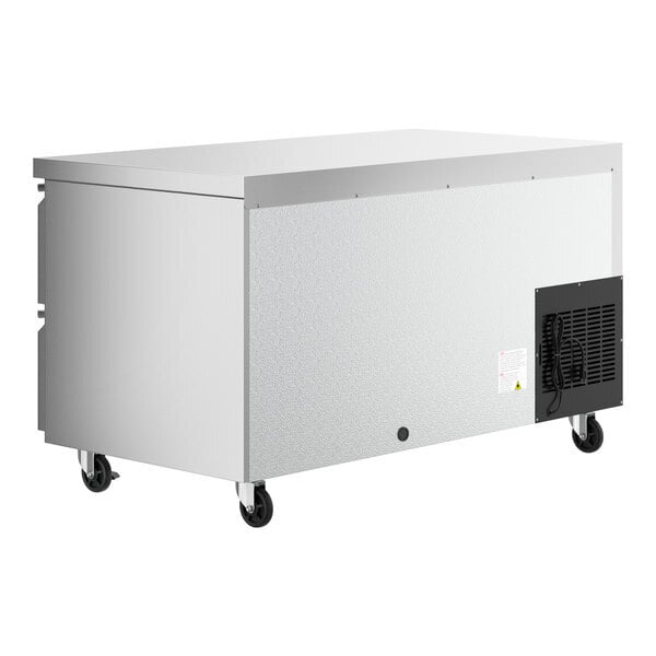 Scratch and Dent Avantco SS-UD-260RB 60" Stainless Steel Extra Deep Undercounter Refrigerator with 2 Right Drawers and 1 Door