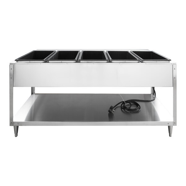 Scratch and Dent Vollrath 38119 ServeWell® Electric Five Pan Hot Food Table 208/240V - Sealed Well