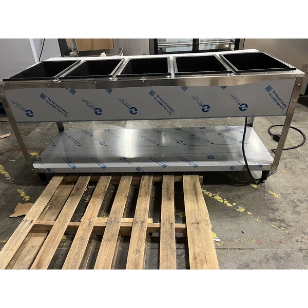 Scratch and Dent Vollrath 38119 ServeWell® Electric Five Pan Hot Food Table 208/240V - Sealed Well