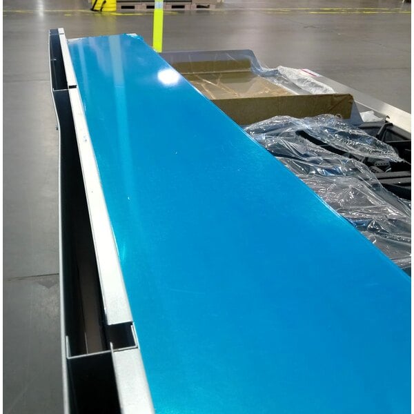 Scratch and Dent MainStreet Equipment E60-G24-L Liquid Propane 6 Burner 60" Range with 24" Griddle and 2 Standard Ovens - 280,000 BTU