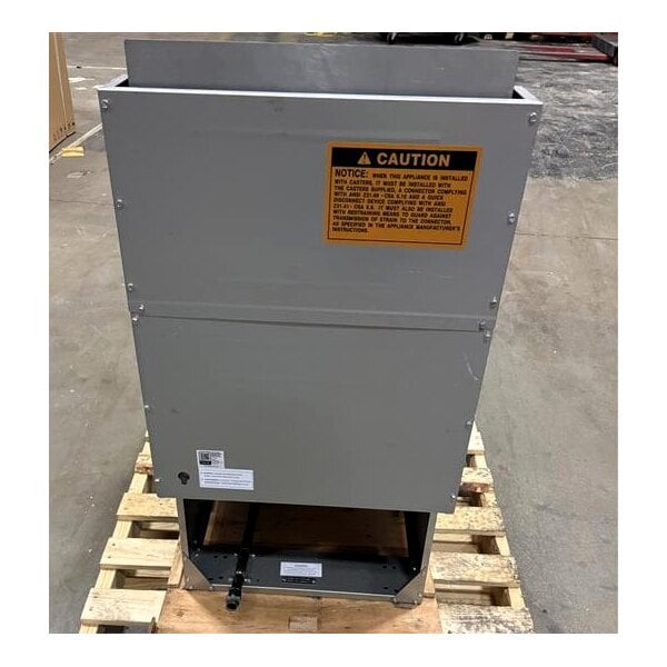 Scratch and Dent Avantco FF100 Natural Gas 70-100 lb. Stainless Steel Tube Floor Fryer - 150,000 BTU