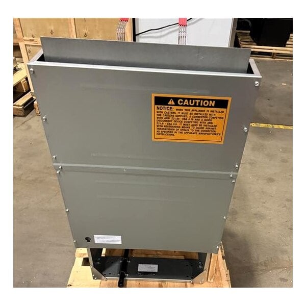 Scratch and Dent Avantco FF100 Natural Gas 70-100 lb. Stainless Steel Tube Floor Fryer - 150,000 BTU