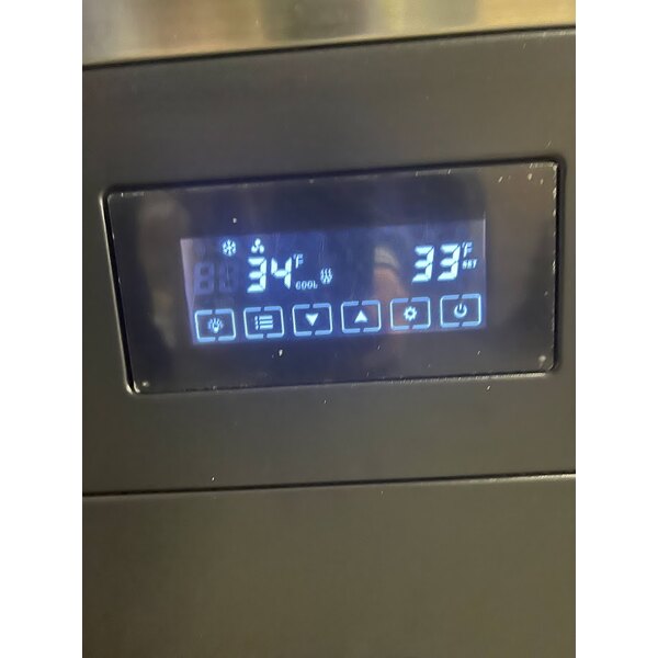 Scratch and Dent Avantco BCFD-48 47 3/16" Black Square Dry Bakery Display Case with LED Lighting