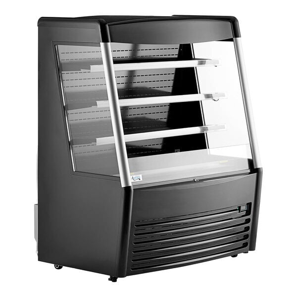 Scratch and Dent Avantco MAC-48HC 47" Black Vertical Air Curtain Merchandiser - 115V