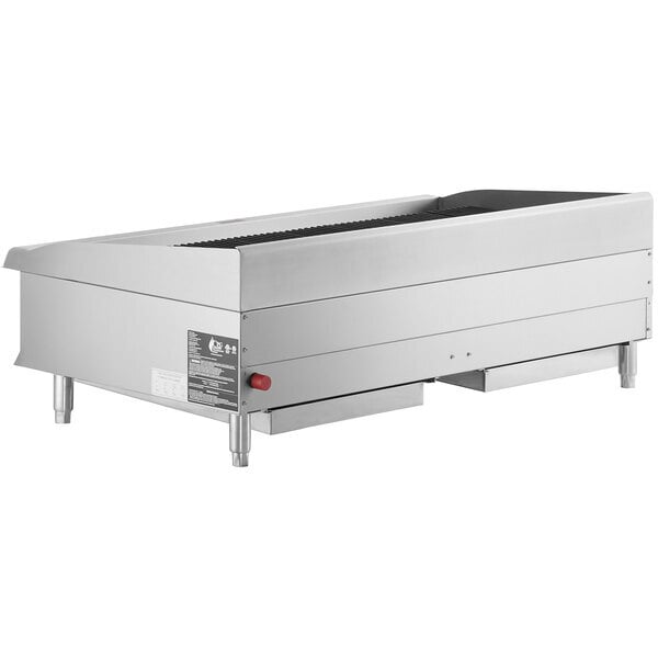 Scratch and Dent Cooking Performance Group CR-CPG-48-NL 48" Gas Countertop Radiant Charbroiler - 160,000 BTU