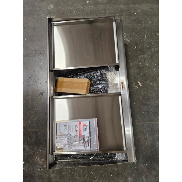 Scratch and Dent Cooking Performance Group CR-CPG-48-NL 48" Gas Countertop Radiant Charbroiler - 160,000 BTU