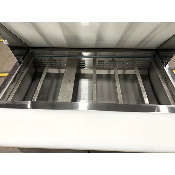 Scratch and Dent Avantco APT-48M-HC 47" 2 Door Mega Top Refrigerated Sandwich Prep Table