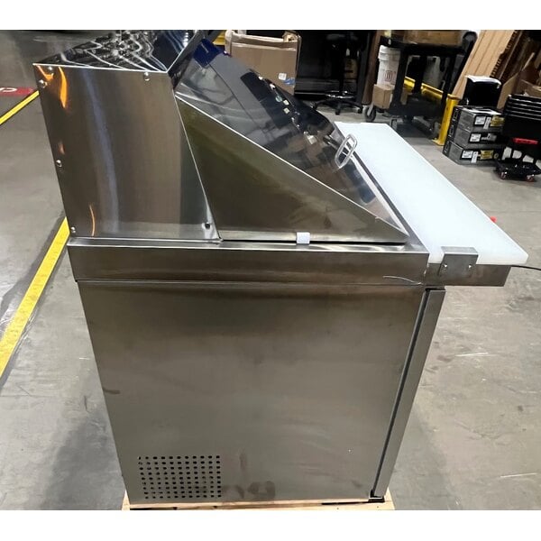 Scratch and Dent Avantco APT-48M-HC 47" 2 Door Mega Top Refrigerated Sandwich Prep Table