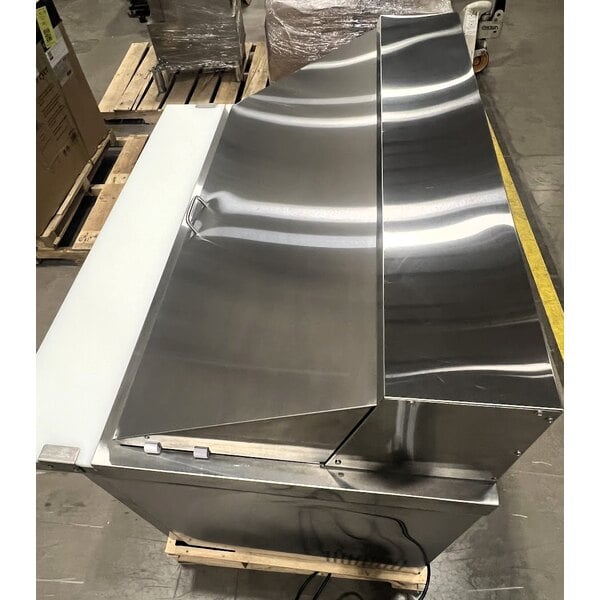 Scratch and Dent Avantco APT-48M-HC 47" 2 Door Mega Top Refrigerated Sandwich Prep Table