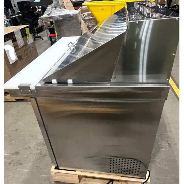 Scratch and Dent Avantco APT-48M-HC 47" 2 Door Mega Top Refrigerated Sandwich Prep Table