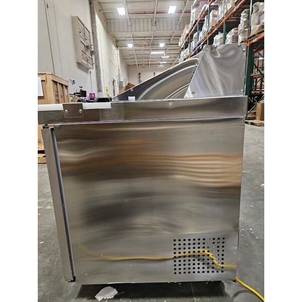 Scratch and Dent Avantco APT-71-HC 70" 3 Door Refrigerated Sandwich Prep Table