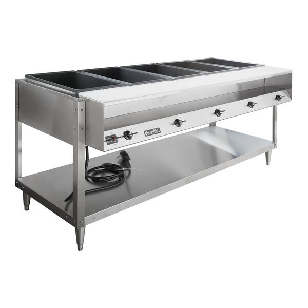 Scratch and Dent Vollrath 38119 ServeWell® Electric Five Pan Hot Food Table 208/240V - Sealed Well