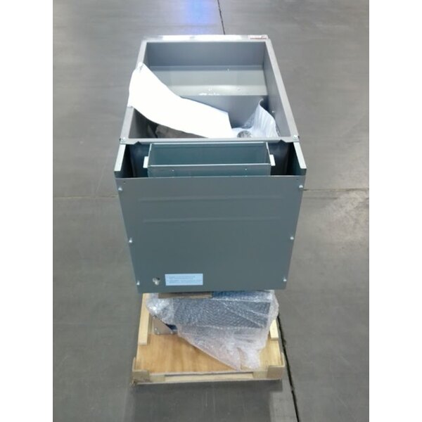 Scratch and Dent MainStreet Equipment Natural Gas 40 lb. Stainless Steel Floor Fryer - 90,000 BTU