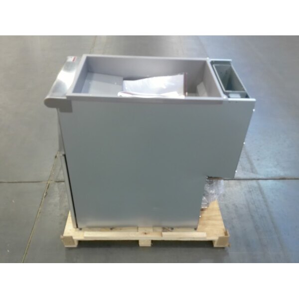 Scratch and Dent MainStreet Equipment Natural Gas 40 lb. Stainless Steel Floor Fryer - 90,000 BTU