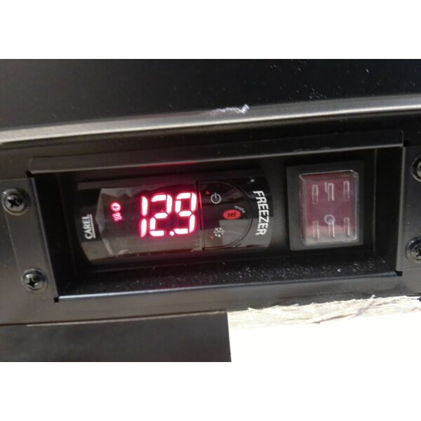 Scratch and Dent Avantco GF50-HC 50" Black Glass Froster / Plate Chiller - 115V