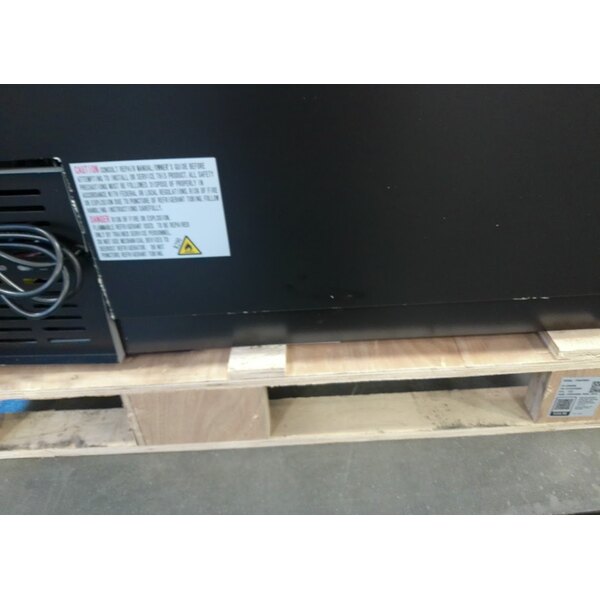 Scratch and Dent Avantco GF50-HC 50" Black Glass Froster / Plate Chiller - 115V