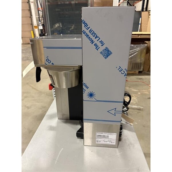 Scratch and Dent Fetco CBS-2231 NG Series Single Automatic Digital Coffee Brewer with Metal Brew Basket - 120V, 1,500W