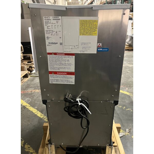 Scratch and Dent Scotsman HID312AX-1A Meridian® Air-Cooled Countertop Nugget Ice Machine and Water Dispenser with Hands-Free Dispensing - 12 lb. Bin Capacity