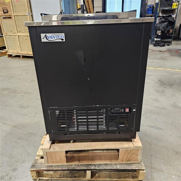Scratch and Dent Avantco GF25-HC 26" Black Glass Froster / Plate Chiller - 115V