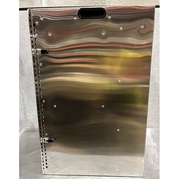 Scratch and Dent Avantco 24 Tray Stainless Steel Food Dehydrator with Glass Door - 120V, 1600W