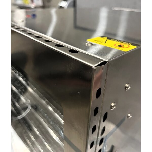 Scratch and Dent Avantco 24 Tray Stainless Steel Food Dehydrator with Glass Door - 120V, 1600W