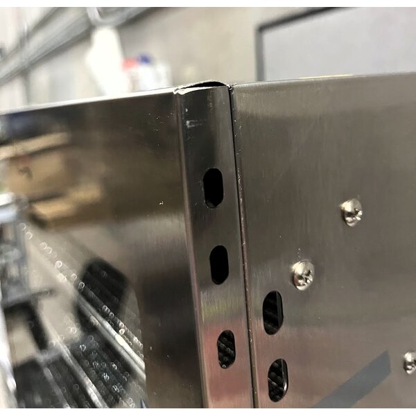 Scratch and Dent Avantco 24 Tray Stainless Steel Food Dehydrator with Glass Door - 120V, 1600W