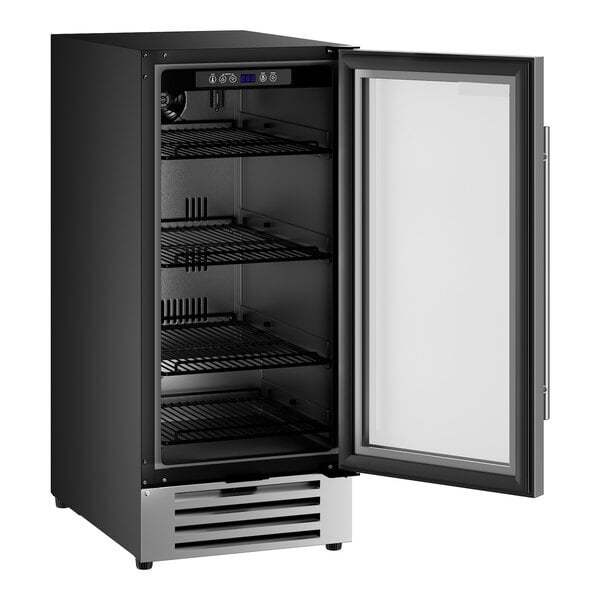 Scratch and Dent AvaValley BRC-78-SZ 78-Can Single Temperature Slim Full Glass Door Beverage Cooler