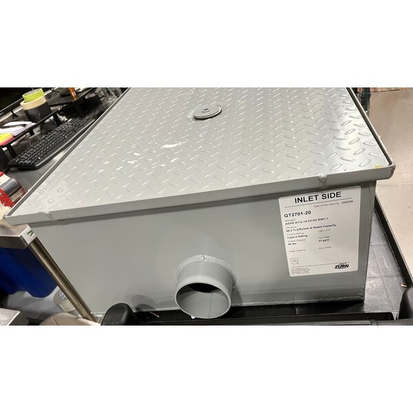 Scratch and Dent Zurn Elkay GT2701-20-3NH 40 lb. 20 GPM Low-Profile Grease Trap with 3" No-Hub Connections