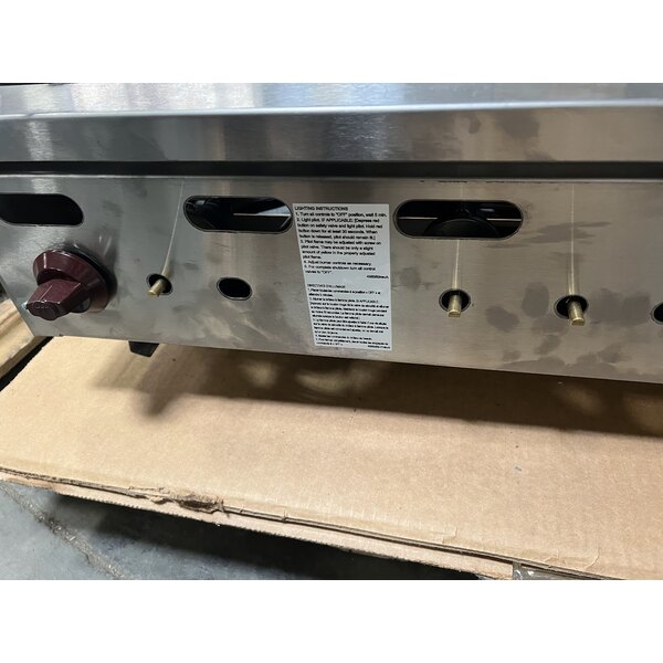 Scratch and Dent Wolf by Vulcan AHP636-NAT Achiever Natural Gas 36" 6 Burner Countertop Range - 180,000 BTU