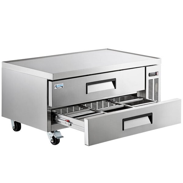 Scratch and Dent Avantco CBE-52-HC 52" 2 Drawer Refrigerated Chef Base
