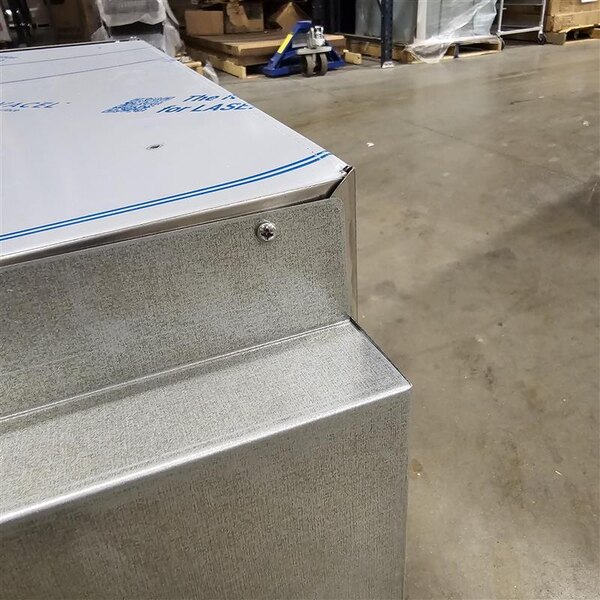 Scratch and Dent Cooking Performance Group COF-T4-M Electric Thermostatic Countertop 4 Tray Full Size Convection Oven with Moisture Injection - 208-240V, 5600W