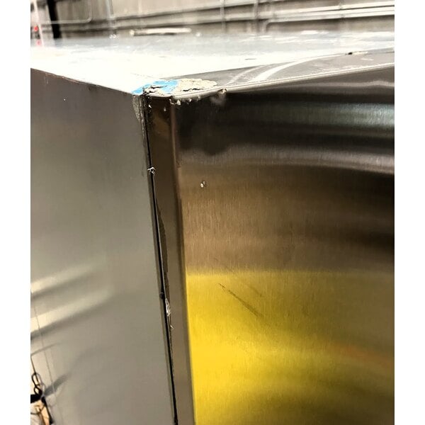 Scratch and Dent Avantco SS-3R-HC 81 5/16" Stainless Steel Solid Door Reach-In Refrigerator